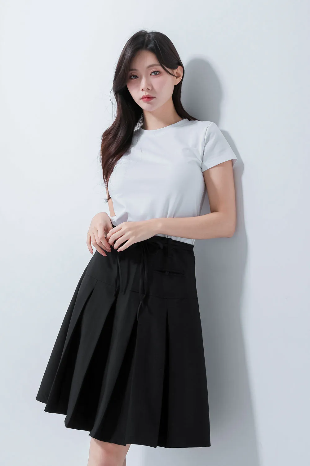 String Midi Skirt