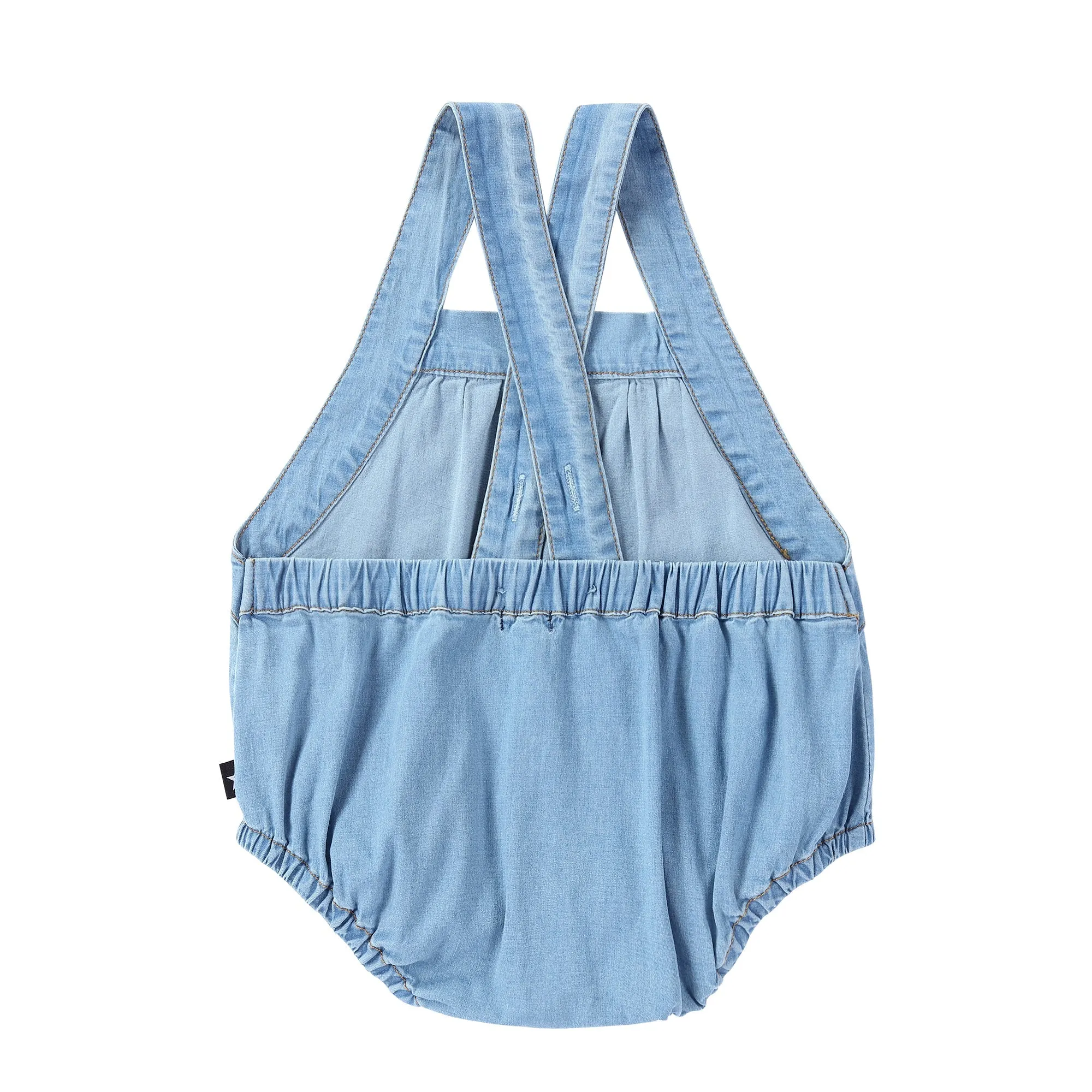 Super Light Denim Bubble Romper