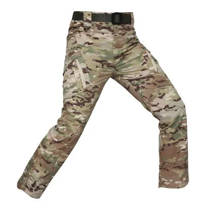 Tactical Pants Army Military Style Cargo Pants Men  IX9 Combat Trousers Casual Work Trousers SWAT Thin Pocket Baggy Pants