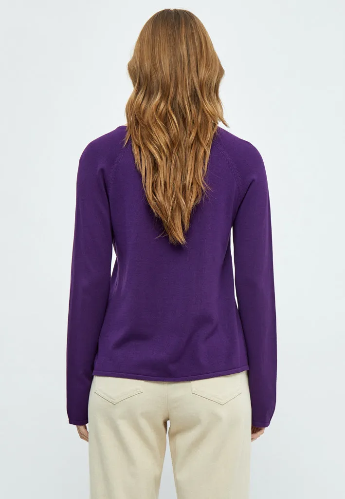 Tana Knit Pullover - Imperial Purple