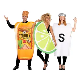 Tequila, Lime, & Salt Adult Unisex Costume Set | One Size