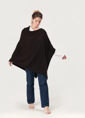 THE CLASSIC PONCHO | Dark Chocolate