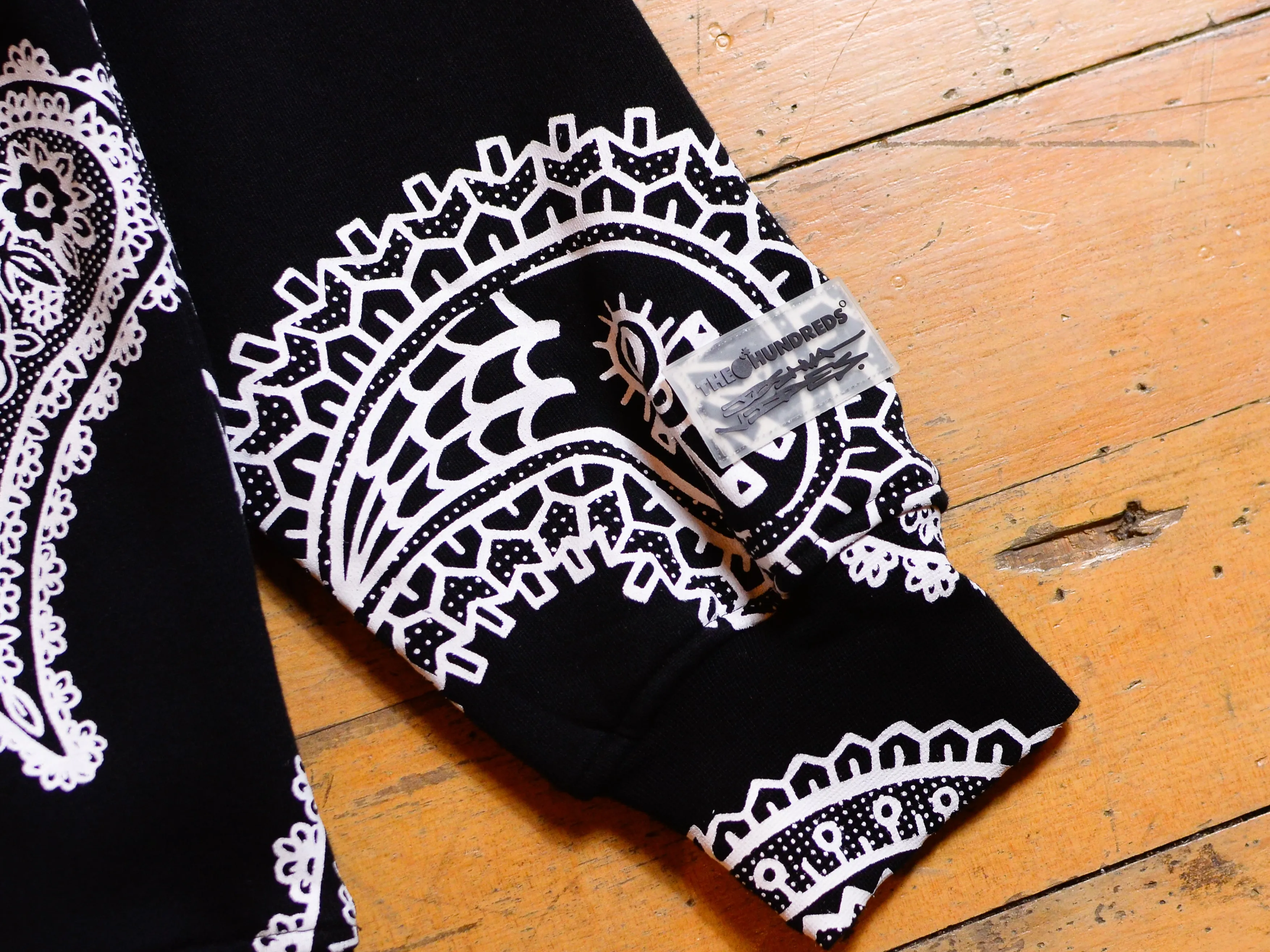 The Hundreds x Josh Vides Paisley Pullover - Black