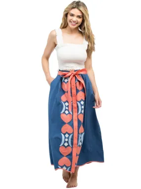 The Prairie Skirt | Navy Hearts