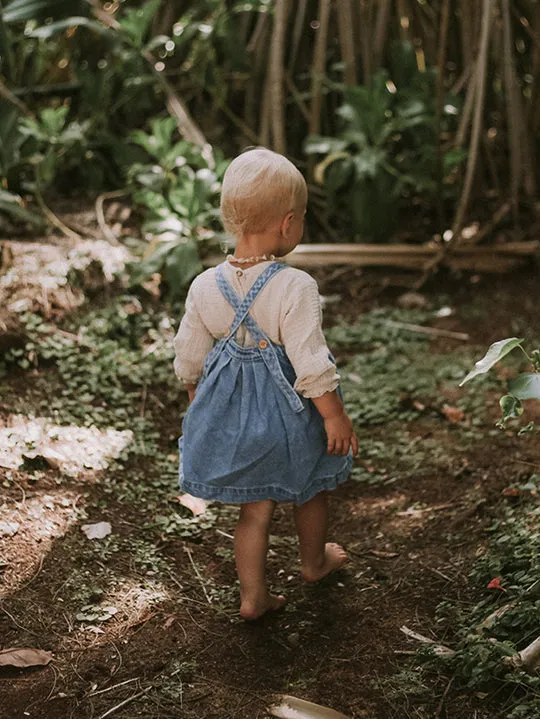 The Simple Folk Meadow Romper | Ecru