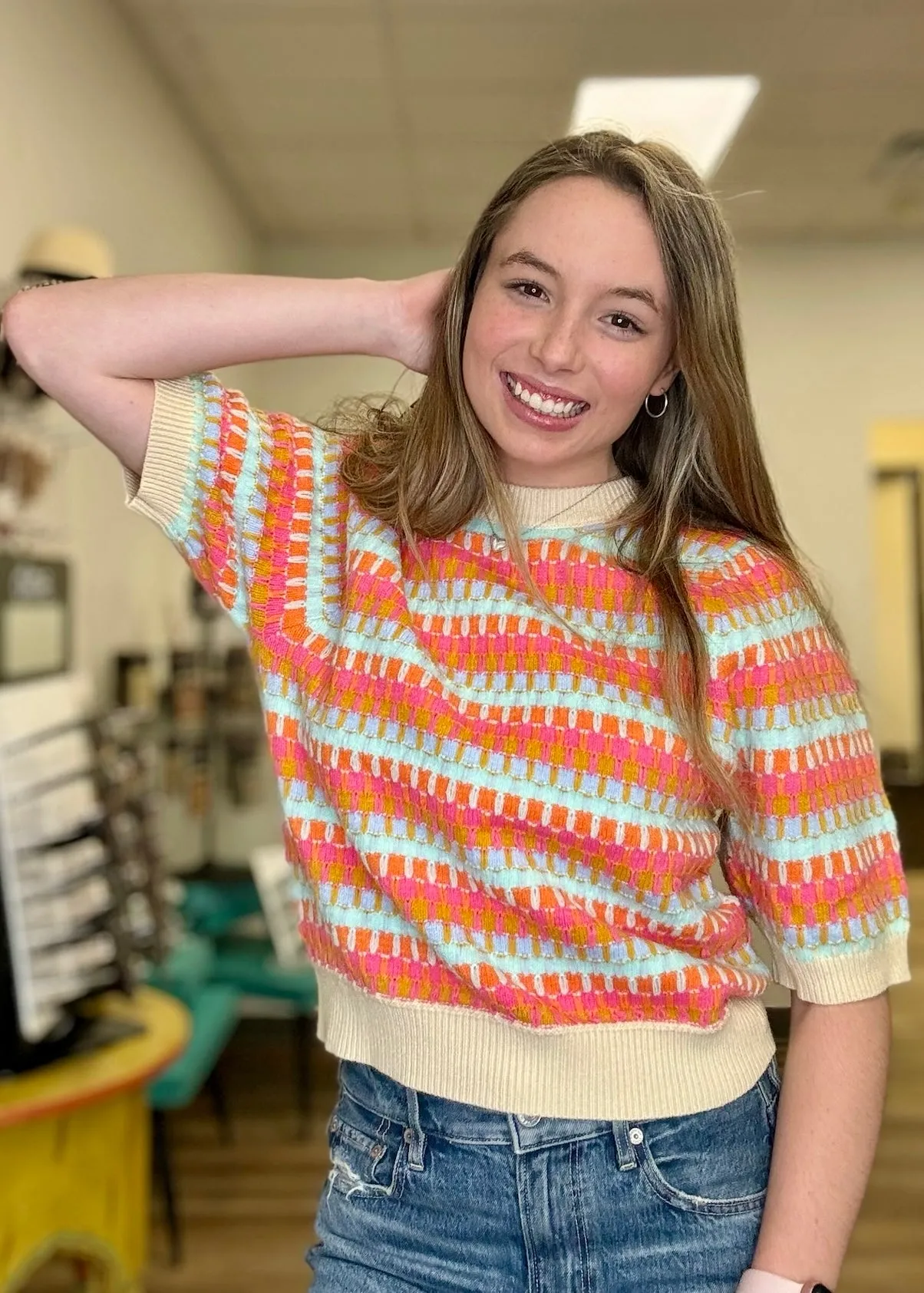 THML Crochet Pattern Knit Top