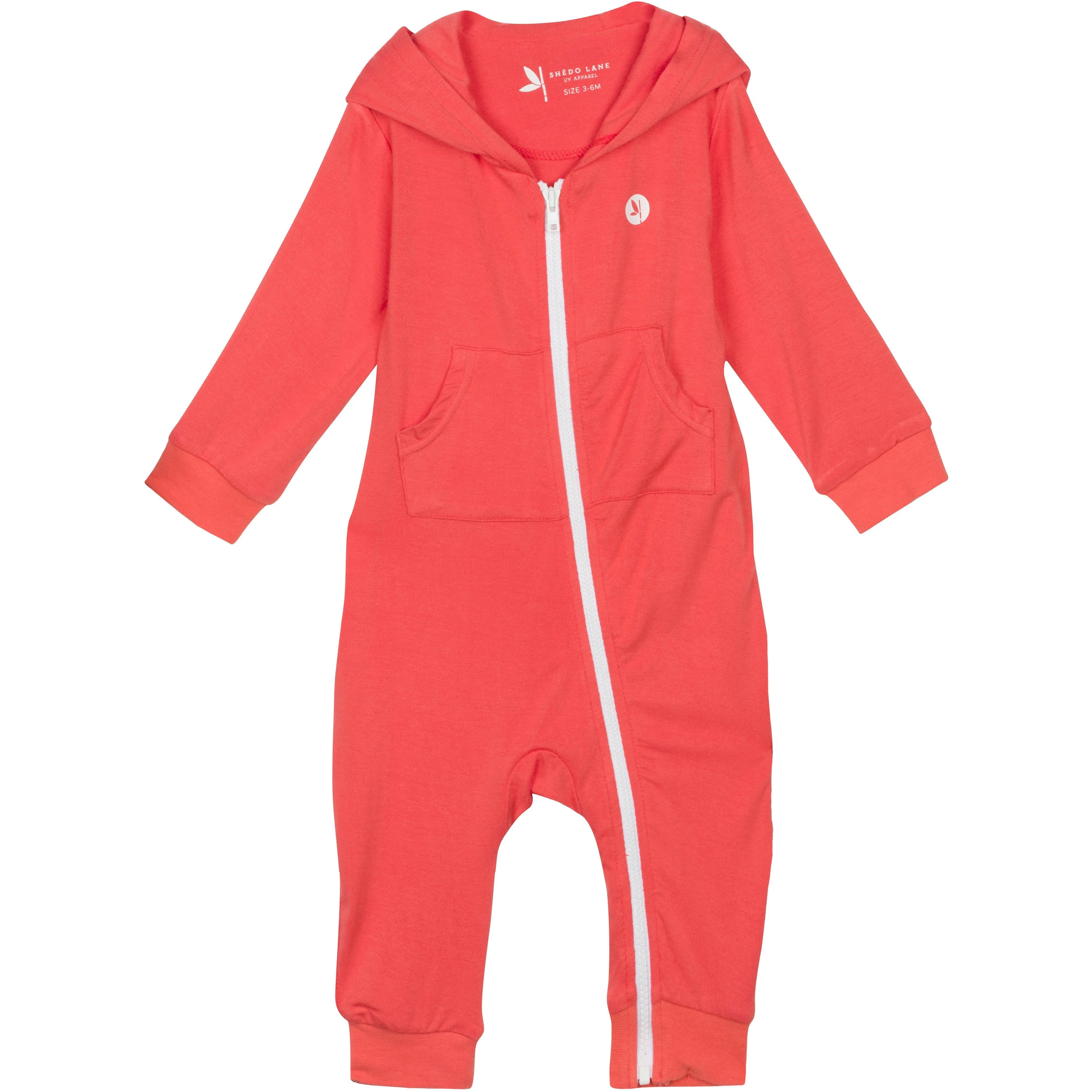 Toddler Long Sleeve Hooded Zipper Romper