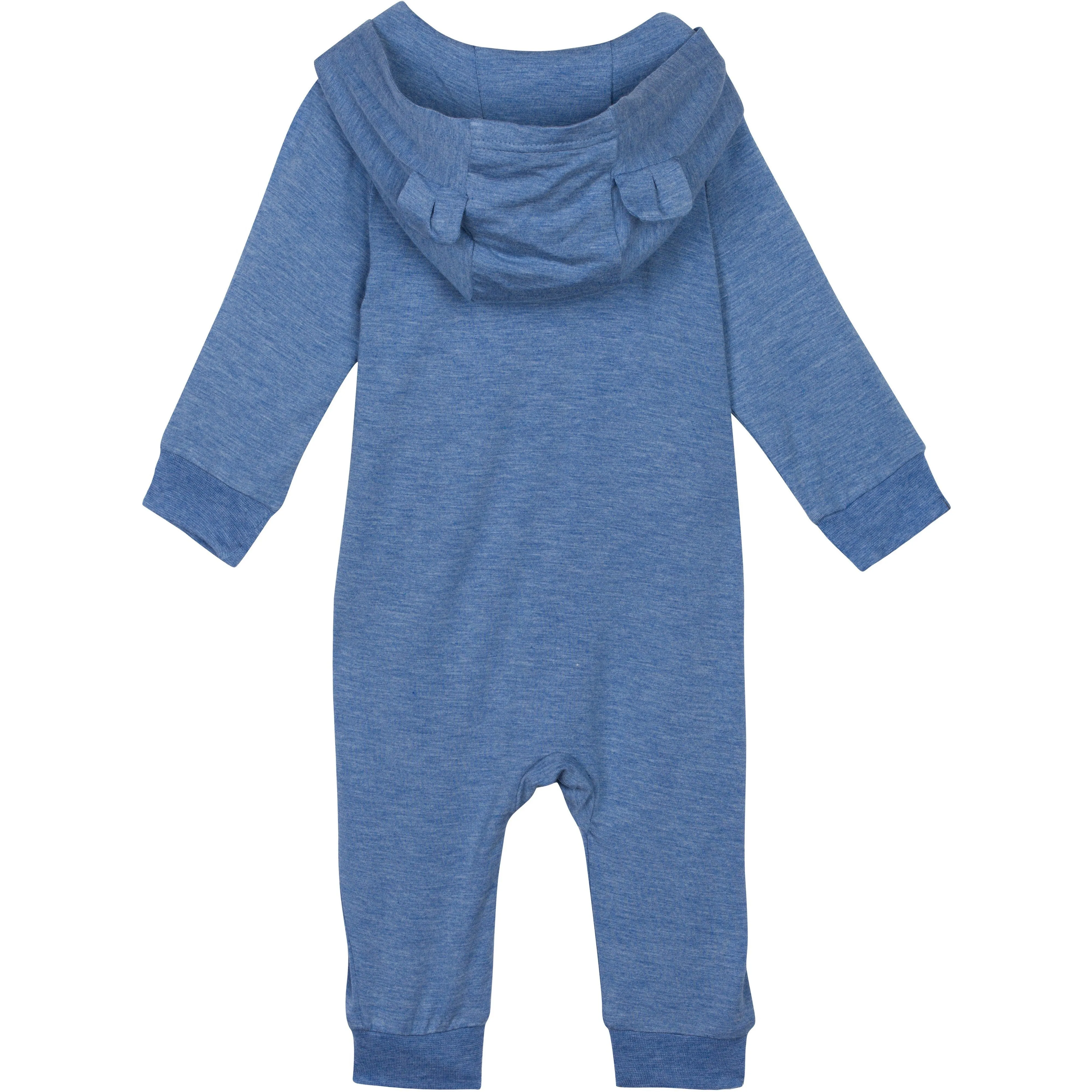 Toddler Long Sleeve Hooded Zipper Romper