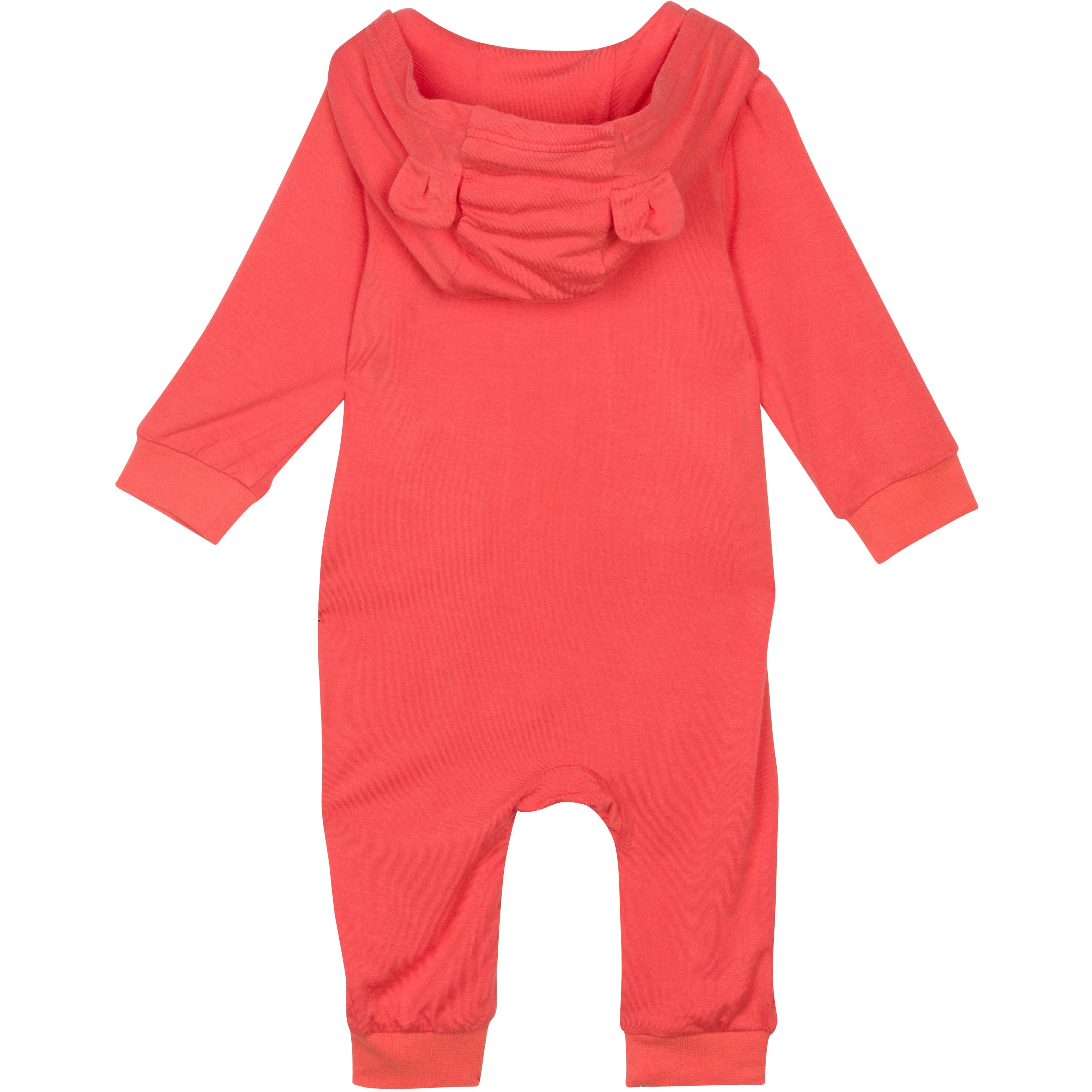 Toddler Long Sleeve Hooded Zipper Romper