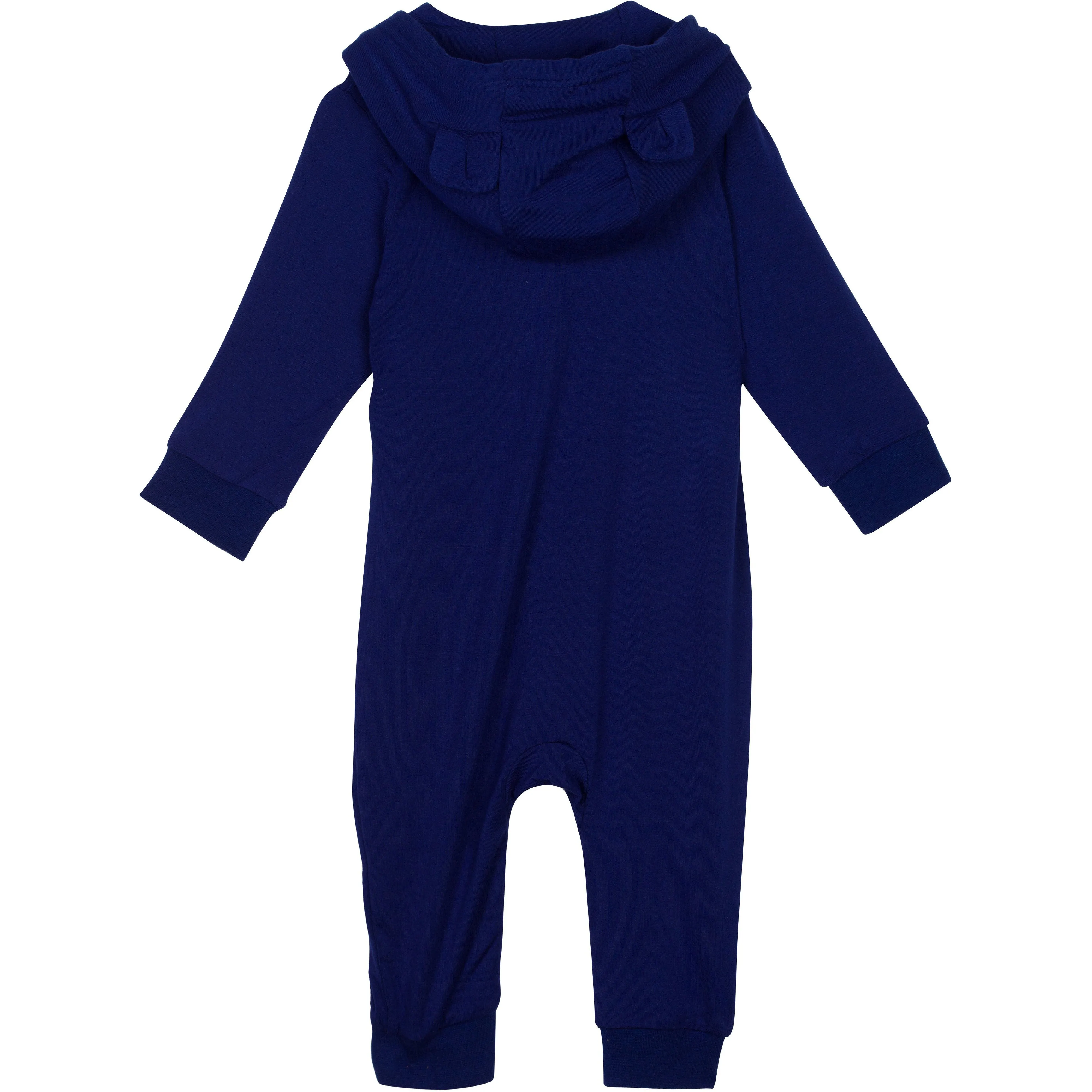 Toddler Long Sleeve Hooded Zipper Romper