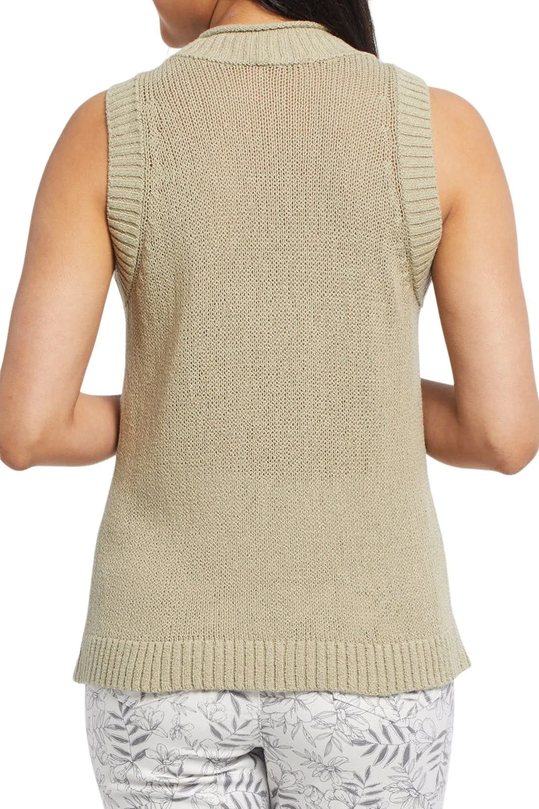 Tribal | Mock Neck Knit Tank | Women's