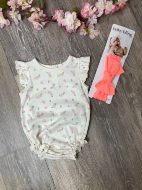 TUN Flower Bodysuit in Natural