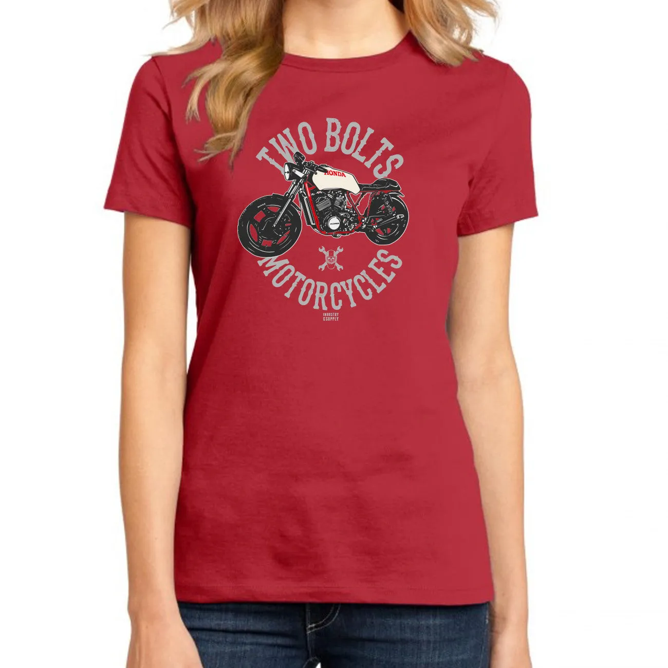 TWO BOLTS MOTORCYCLES LADIES FIT T-SHIRT