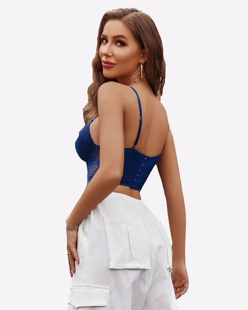 Two Layer Push Up Bustier Bralette