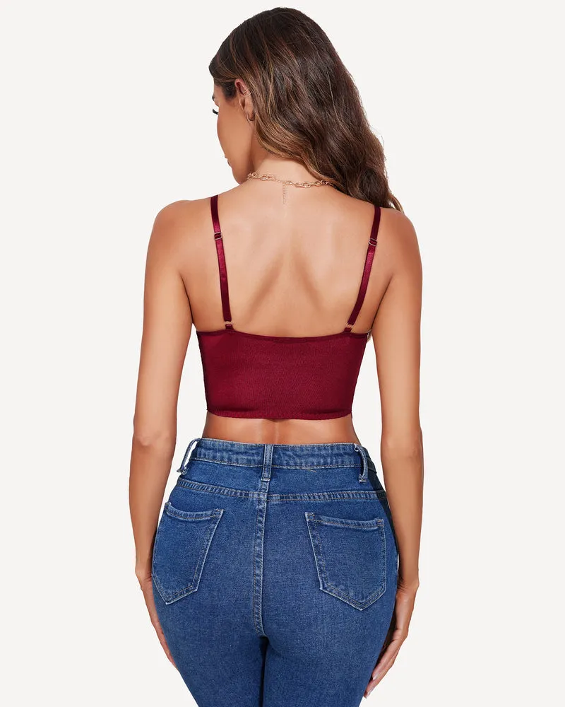 Two Layer Push Up Bustier Bralette