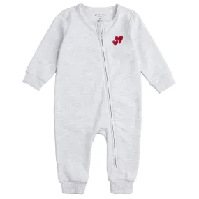 Unisex Heart L/S Romper