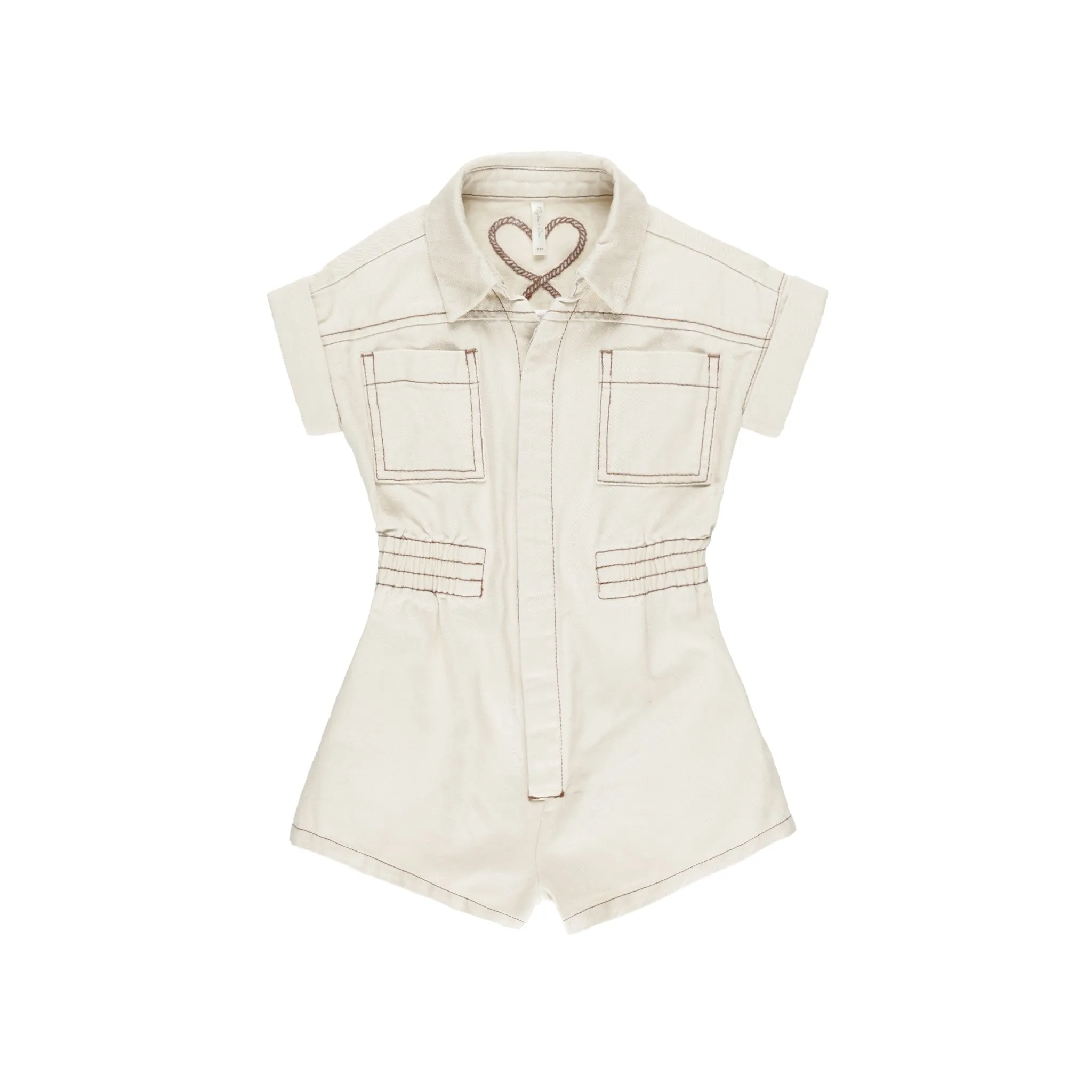 Utility Romper - Natural