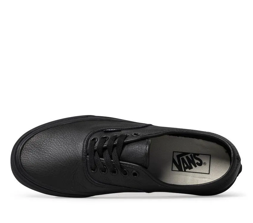 VANS AUTHENTIC LEATHER - BLACK/BLACK