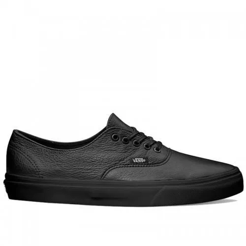 VANS AUTHENTIC LEATHER - BLACK/BLACK