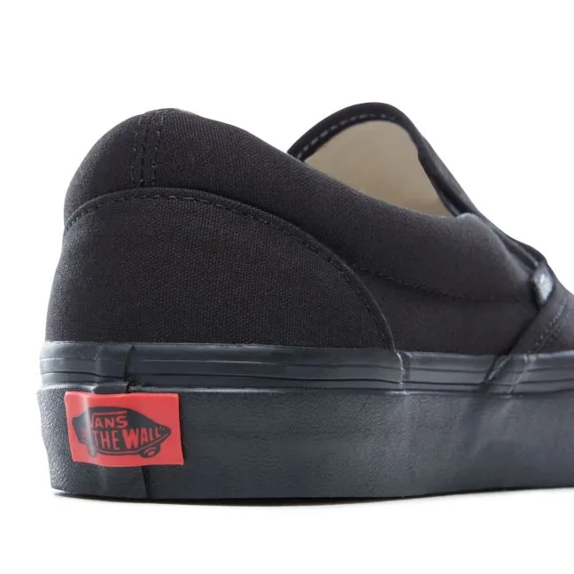 VANS CLASSIC SLIP-ON SHOES BLACK/BLACK