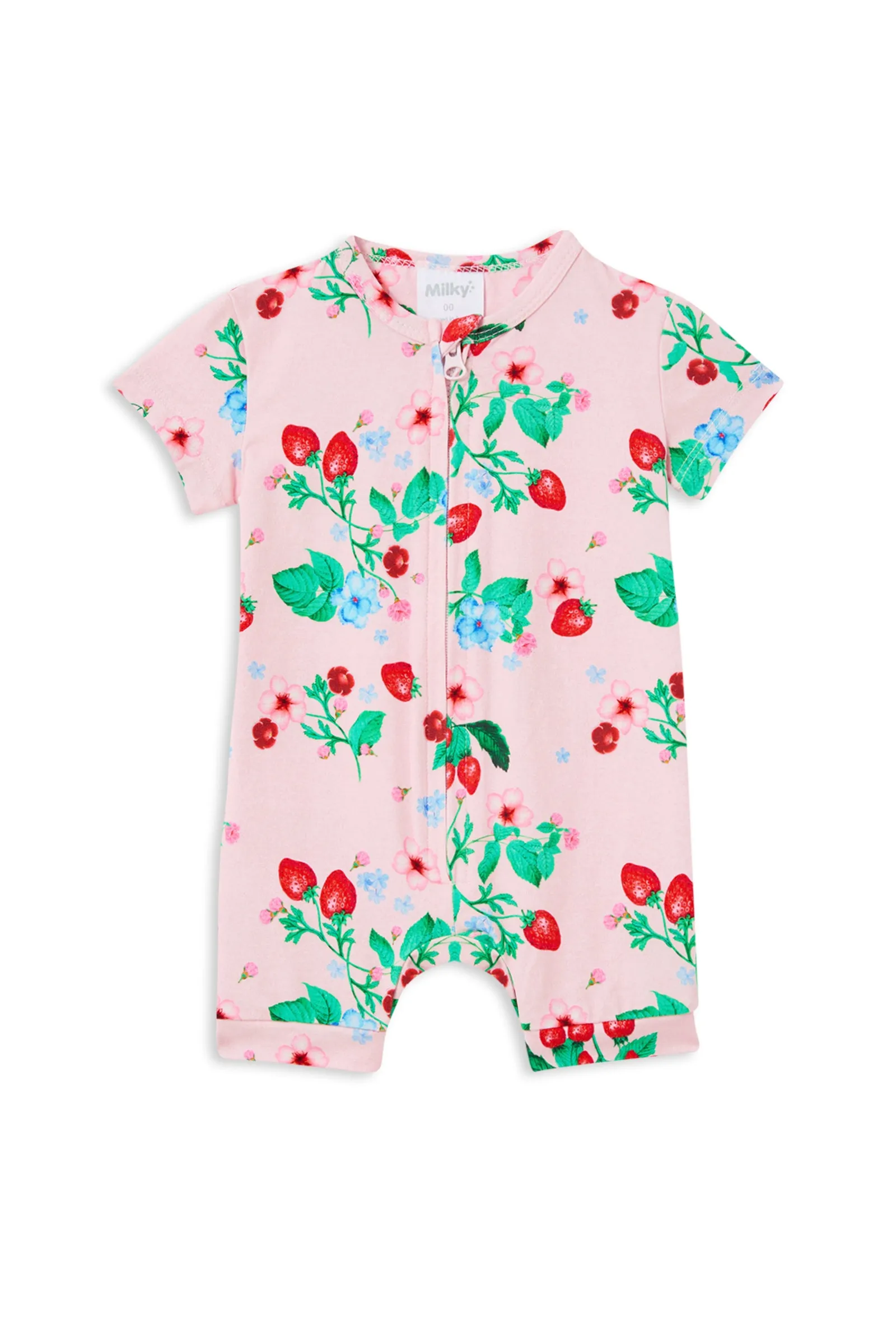 Very Berry Zip Romper