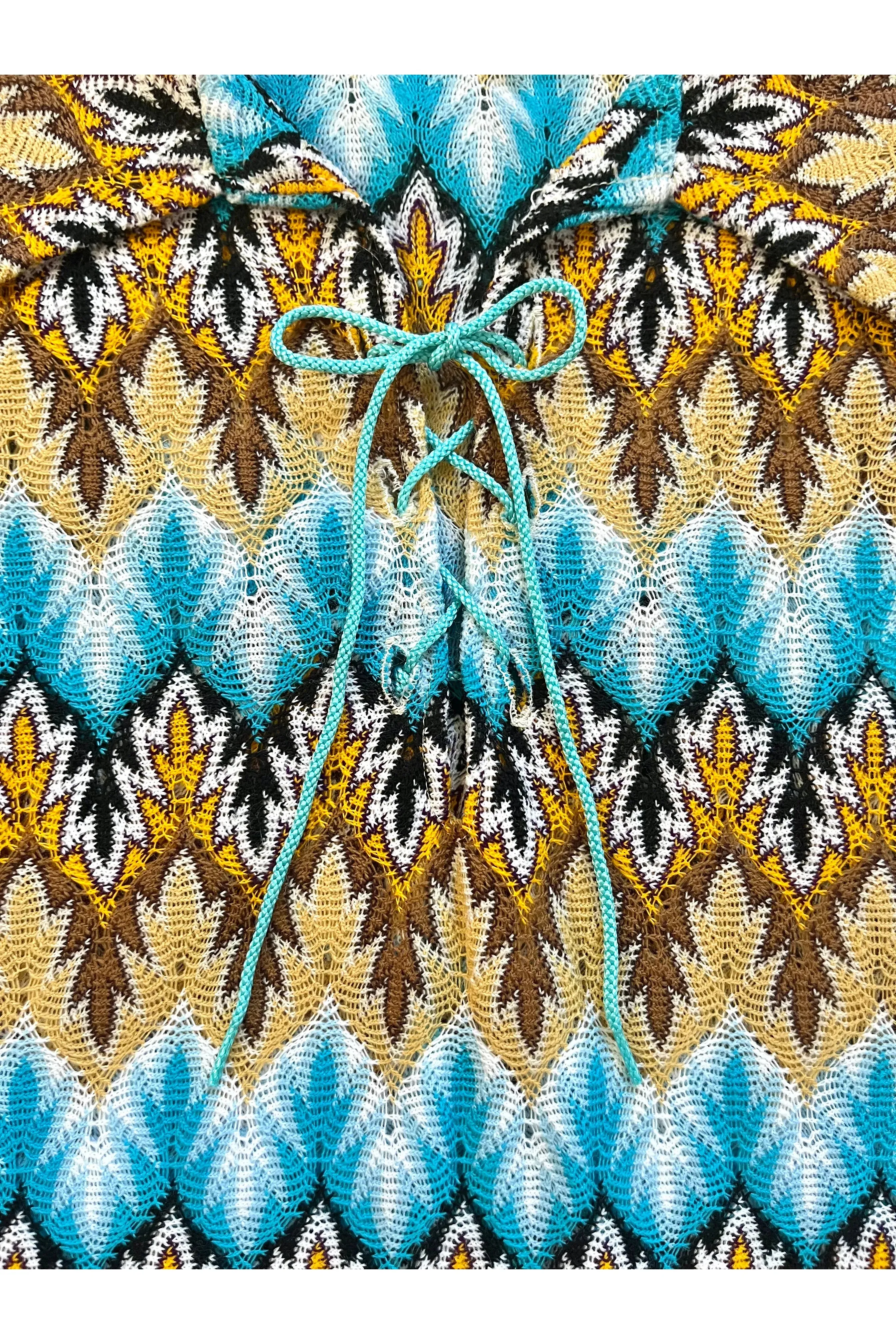 Vintage 70s Psychedelic Knit Top