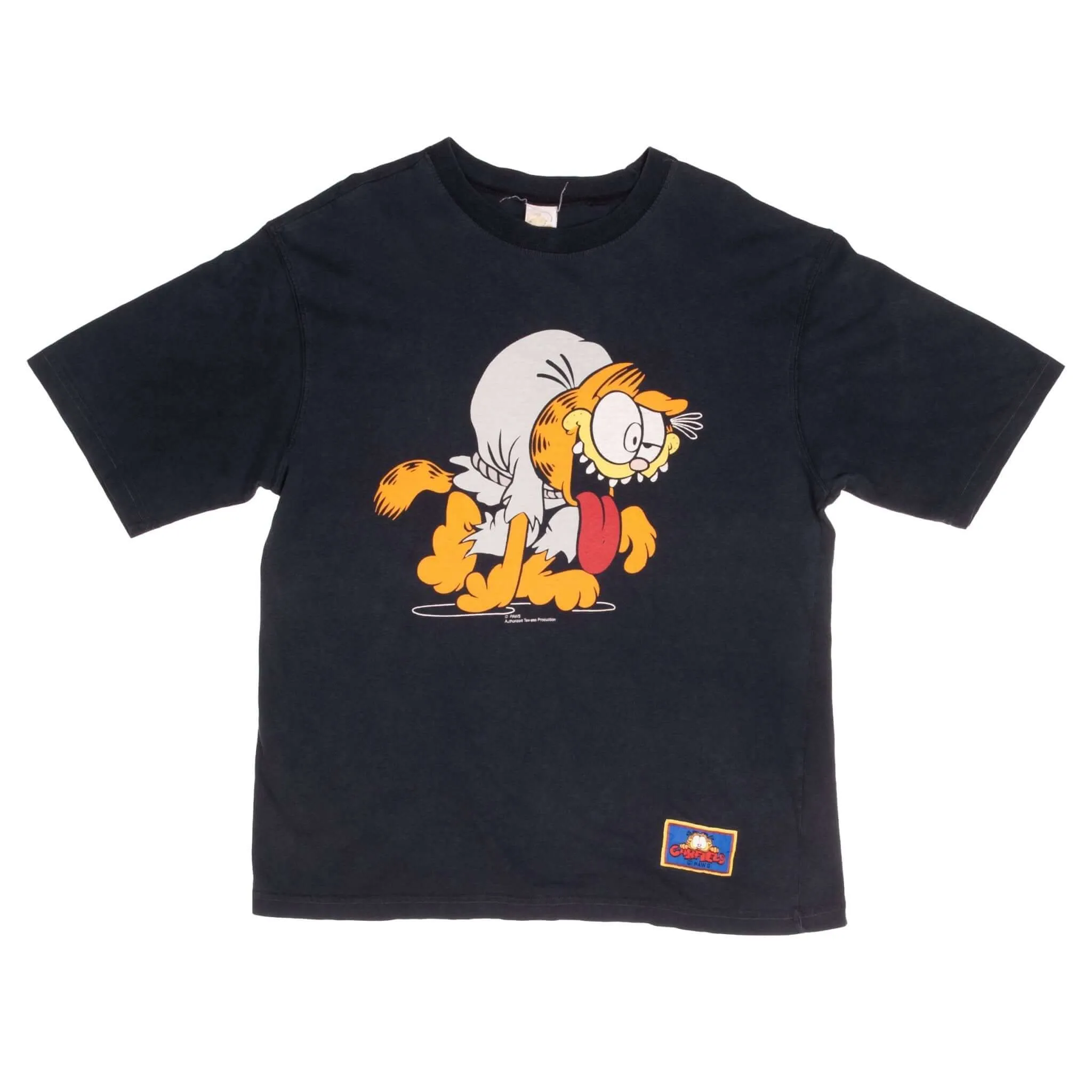 VINTAGE GARFIELD ZOMBIE HALLOWEEN 1990S TEE SHIRT SIZE LARGE