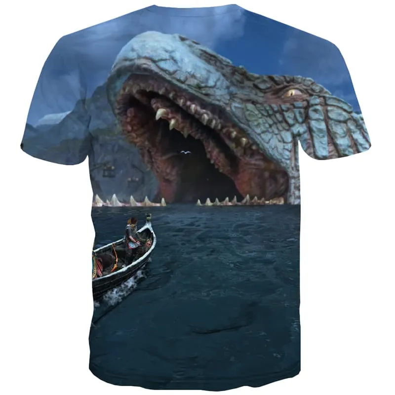 War T-shirt Men Animal Tshirt Anime Sea T-shirts 3d Military Tshirts Novelty