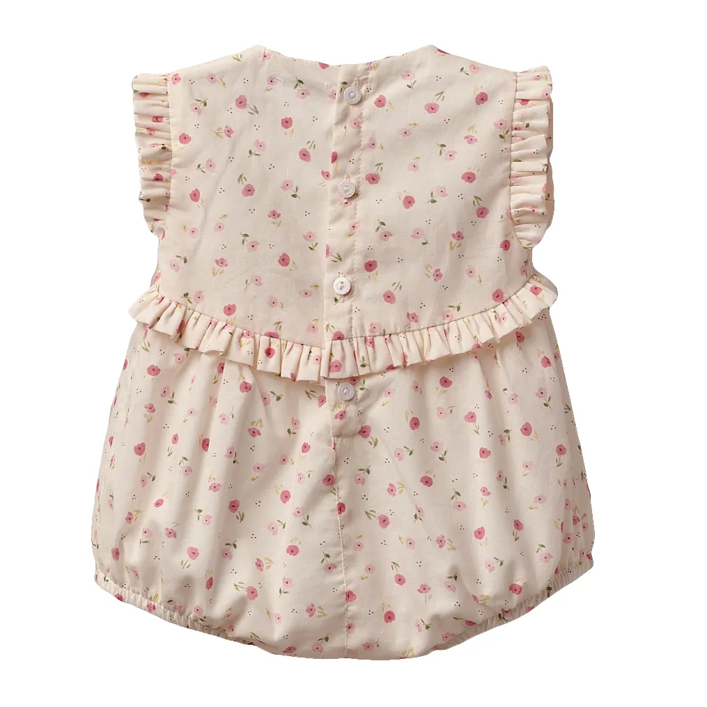 Wedoble | Floral Organic Cotton Romper (6M)