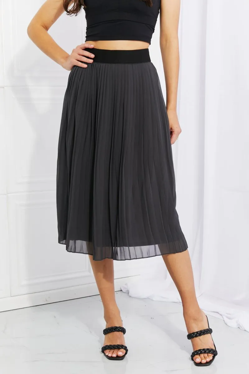 Whimsical Mesh Elastic Waist Skirt