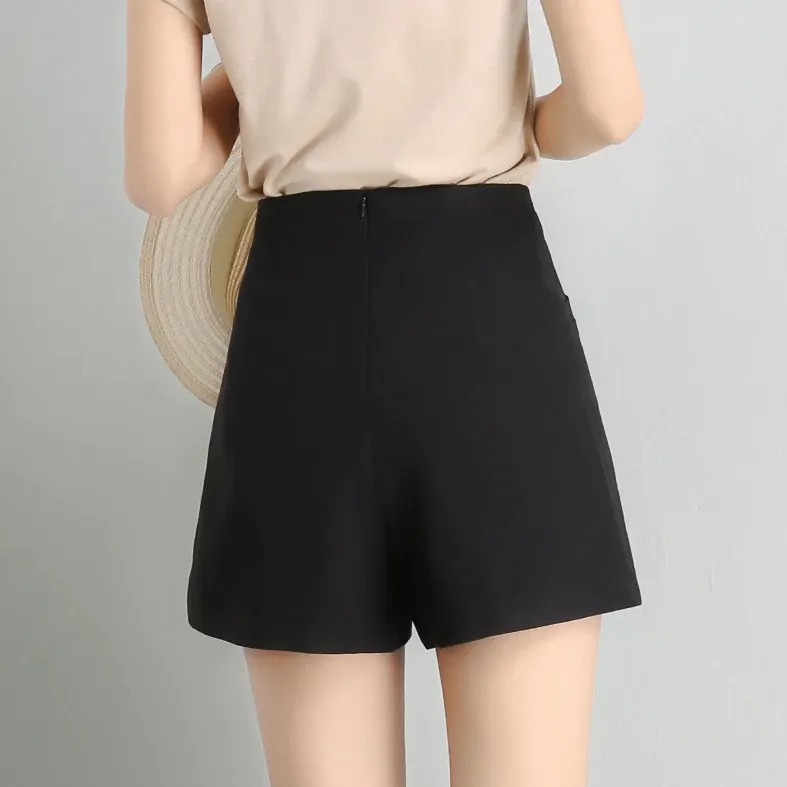 Women's Summer Casual Chiffon Loose High-Waist Shorts