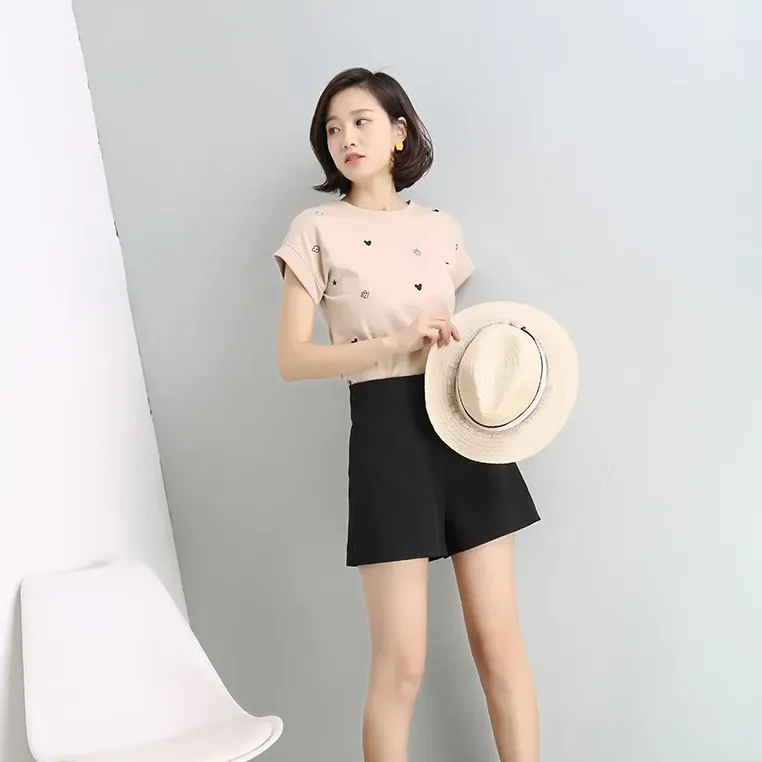 Women's Summer Casual Chiffon Loose High-Waist Shorts