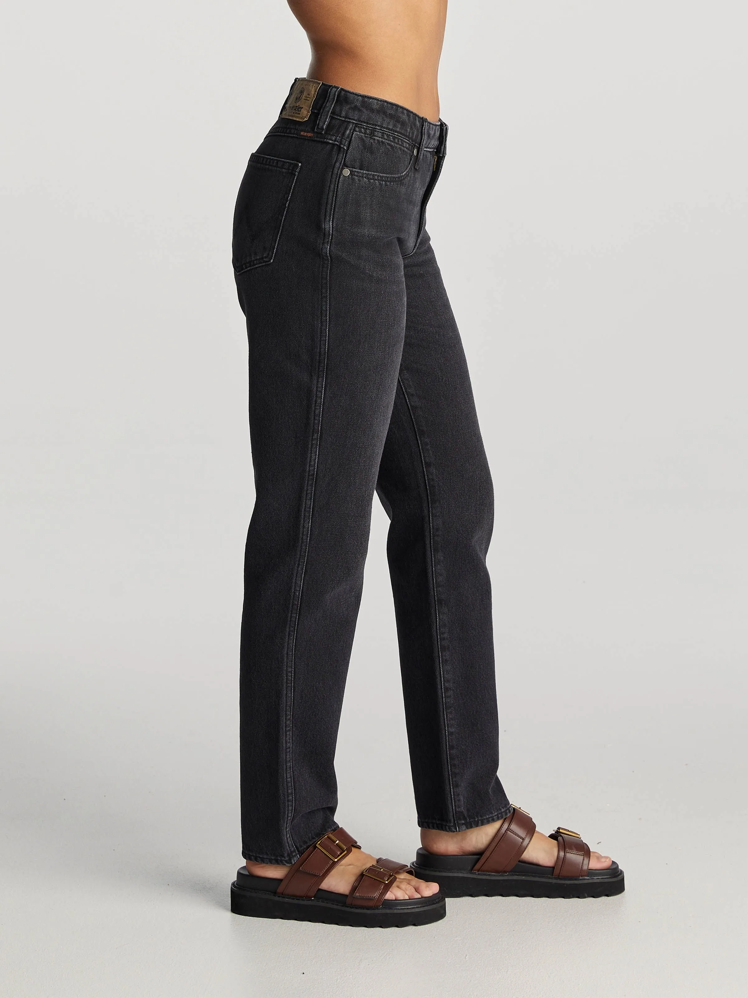 Wrangler Mid Tori Slim Straight Jean - After Dark