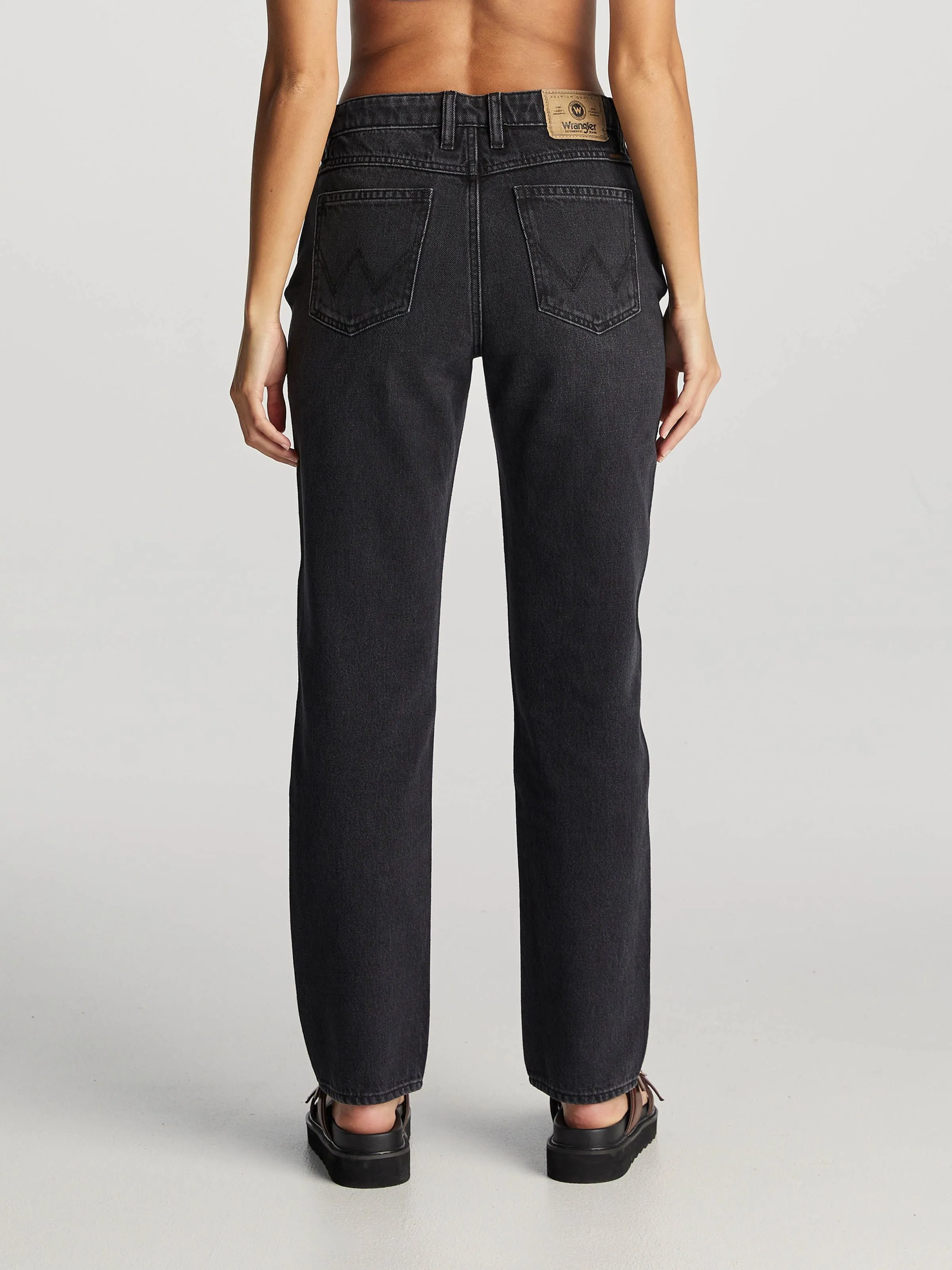 Wrangler Mid Tori Slim Straight Jean - After Dark