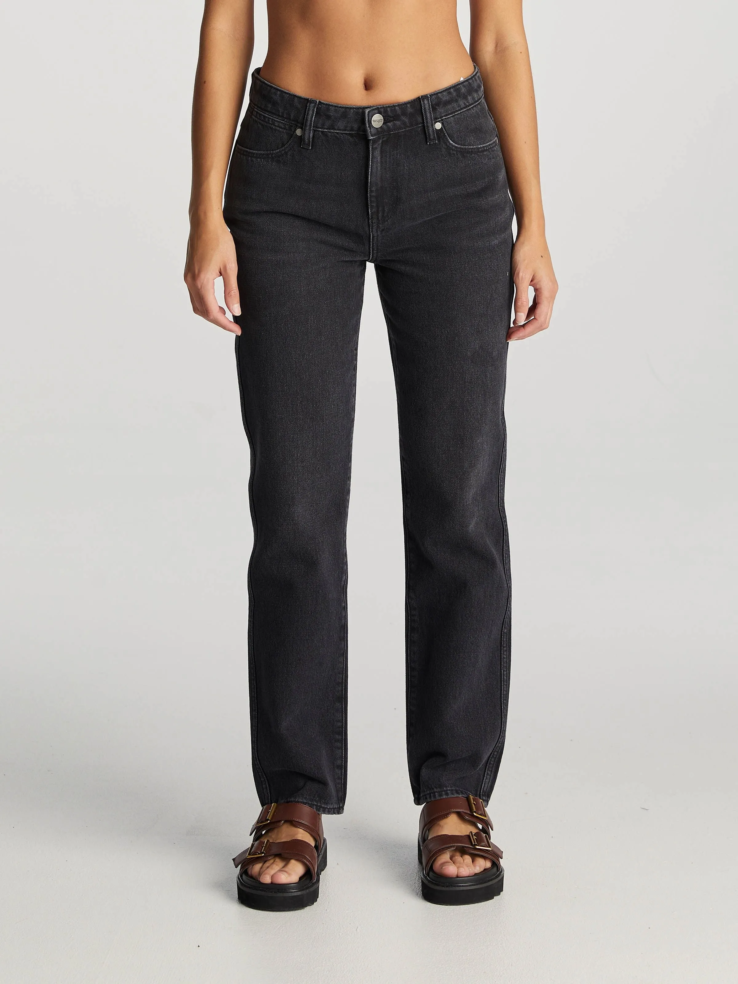 Wrangler Mid Tori Slim Straight Jean - After Dark